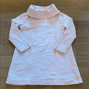 Crewcuts Gold Polka Dot Turtleneck Dress - 2